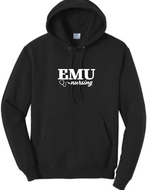 EMU Nursing with Stethescope Hoodie - PC78H