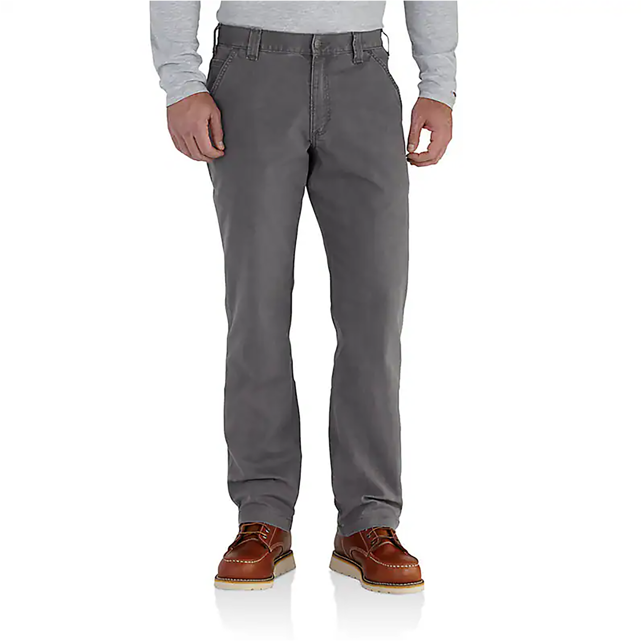 Carhartt Mens Work Pant Cellphone Pocket Relaxed Fit Rugged Flex Canvas - 102291