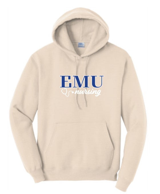 EMU Nursing with Stethescope Hoodie - PC78H