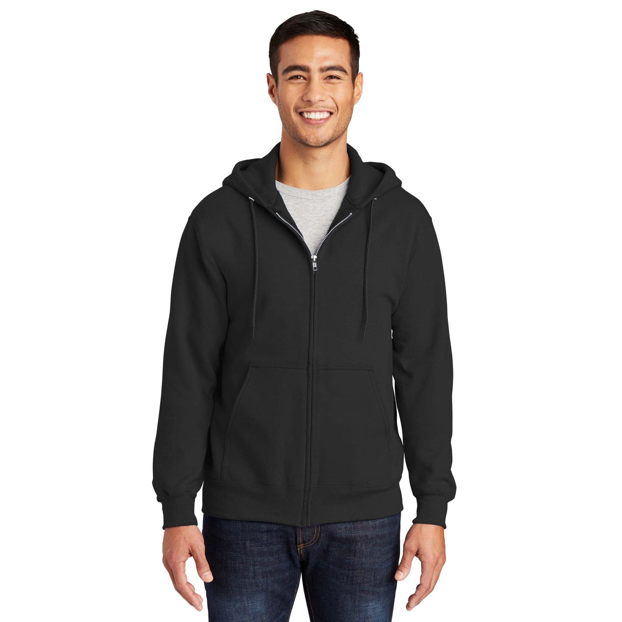 Essential Fleece Full Zip Hooded Sweatshirt - PC90ZH