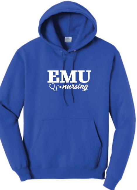 EMU Nursing with Stethescope Hoodie - PC78H