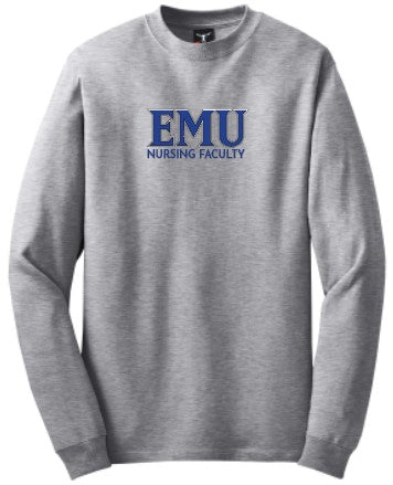 EMU Nursing Faculty Long Sleeve Tshirt - 5186