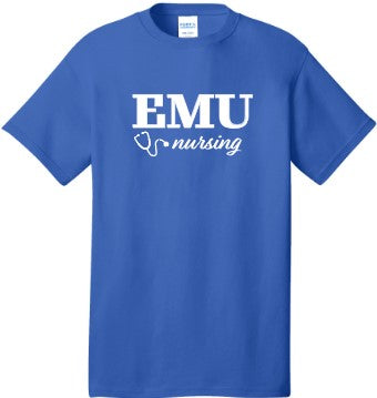 EMU Nursing with Stethescope Tshirt - PC54