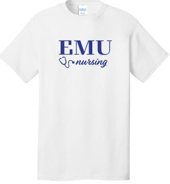EMU Nursing with Stethescope Tshirt - PC54