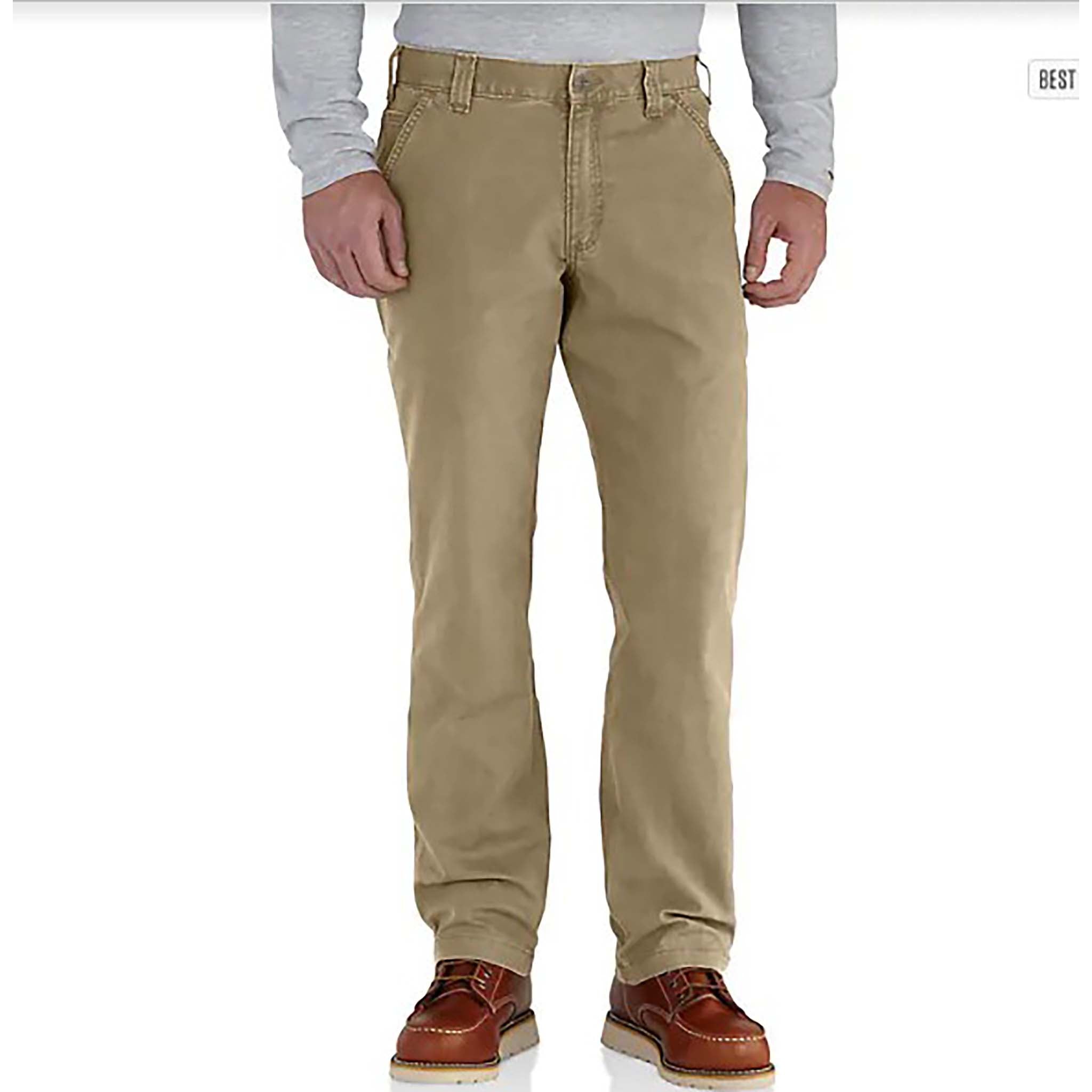Carhartt Mens Work Pant Cellphone Pocket Relaxed Fit Rugged Flex Canvas - 102291