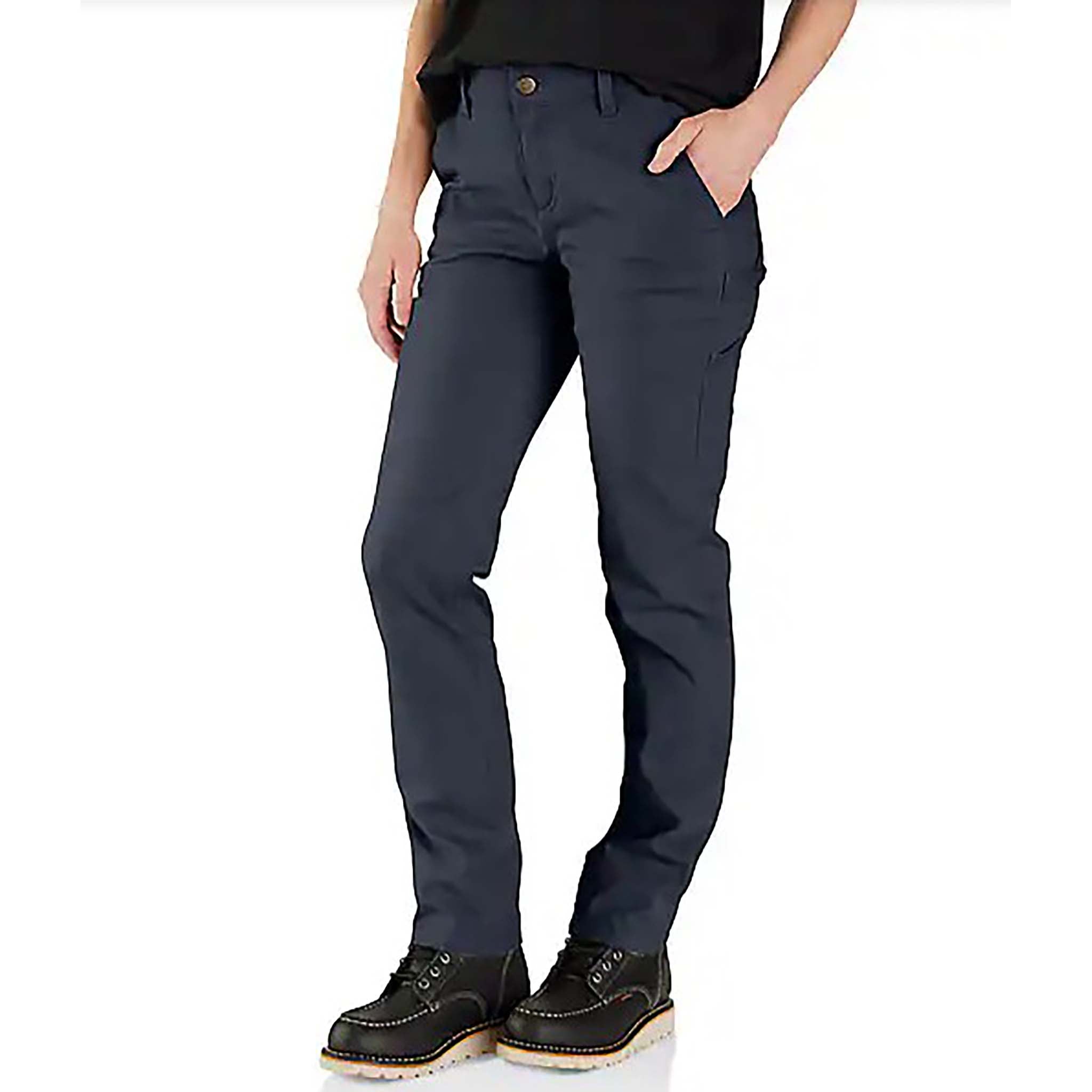 Carhartt Womens Canvas Work Pant Relaxed Fit Rugged Flex - BN2080W_105113