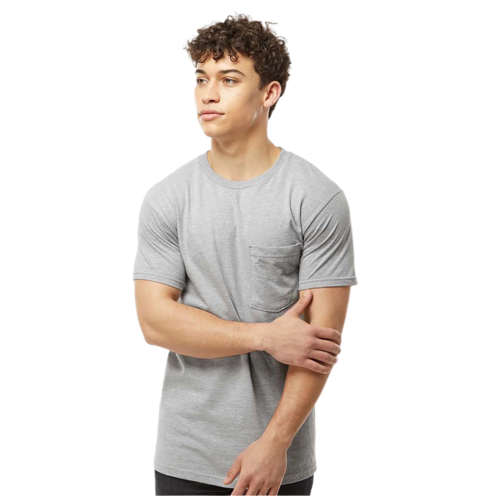 Tultex Heavyweight Jersey Pocket Tshirt - 293