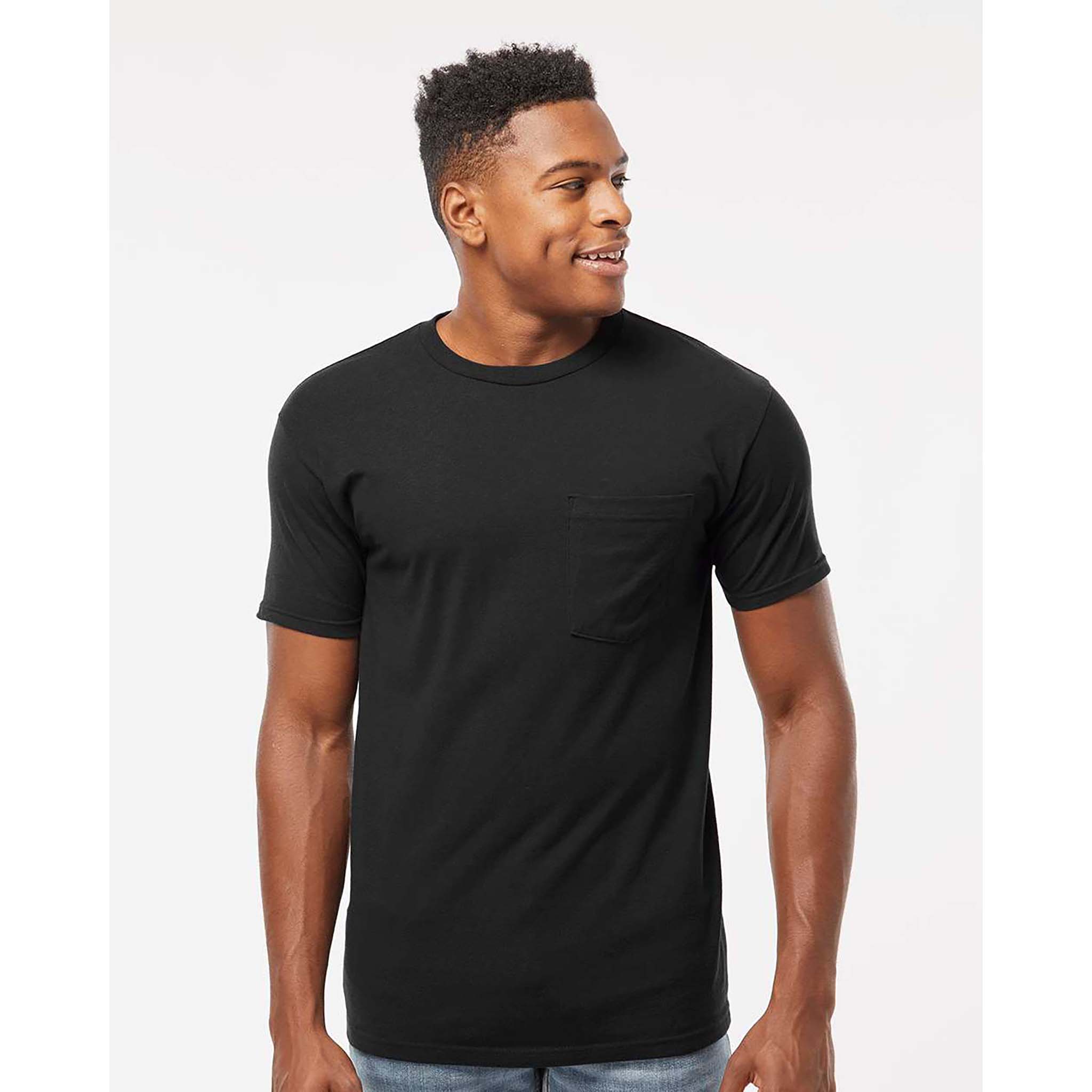 Tultex Heavyweight Jersey Pocket Tshirt - 293