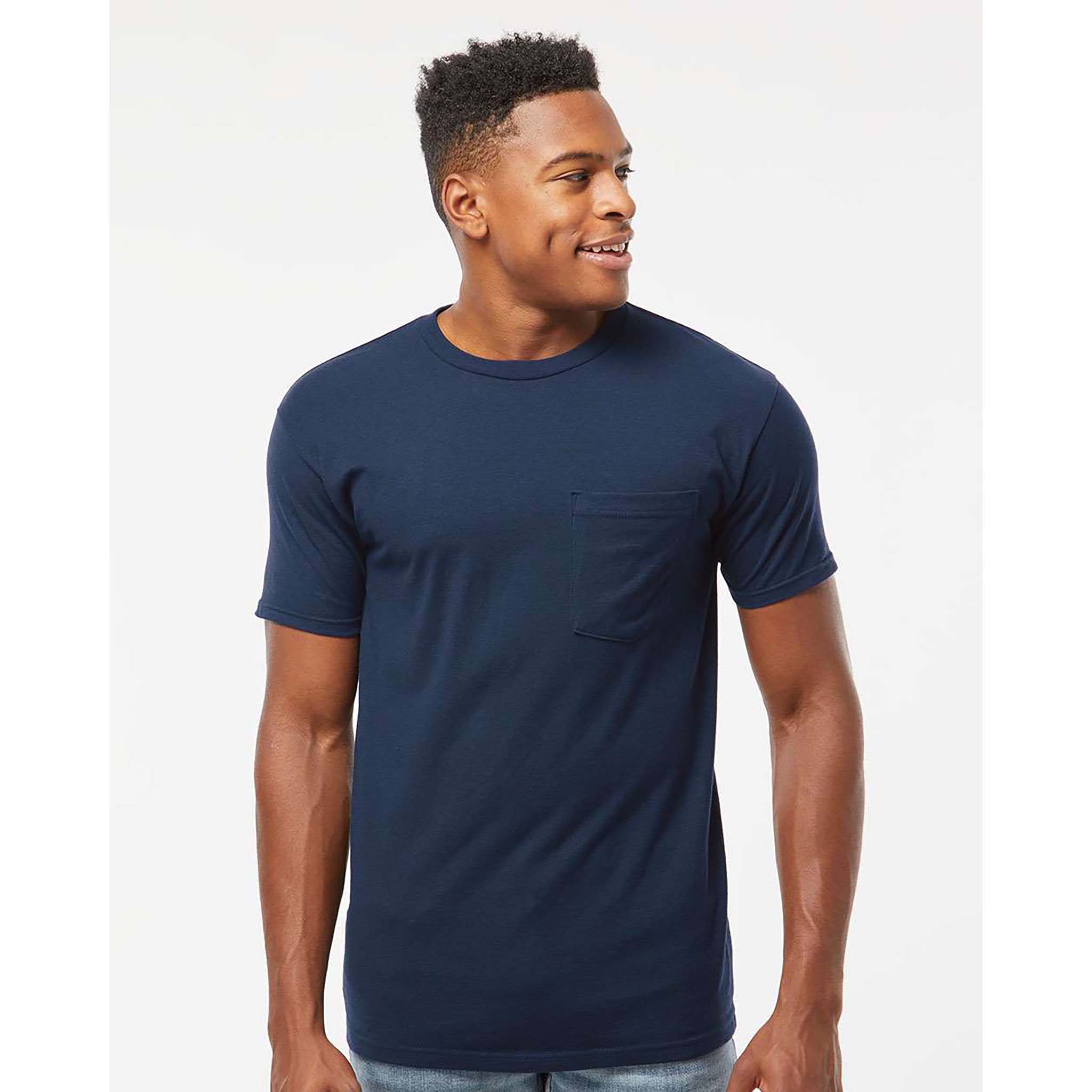 Tultex Heavyweight Jersey Pocket Tshirt - 293