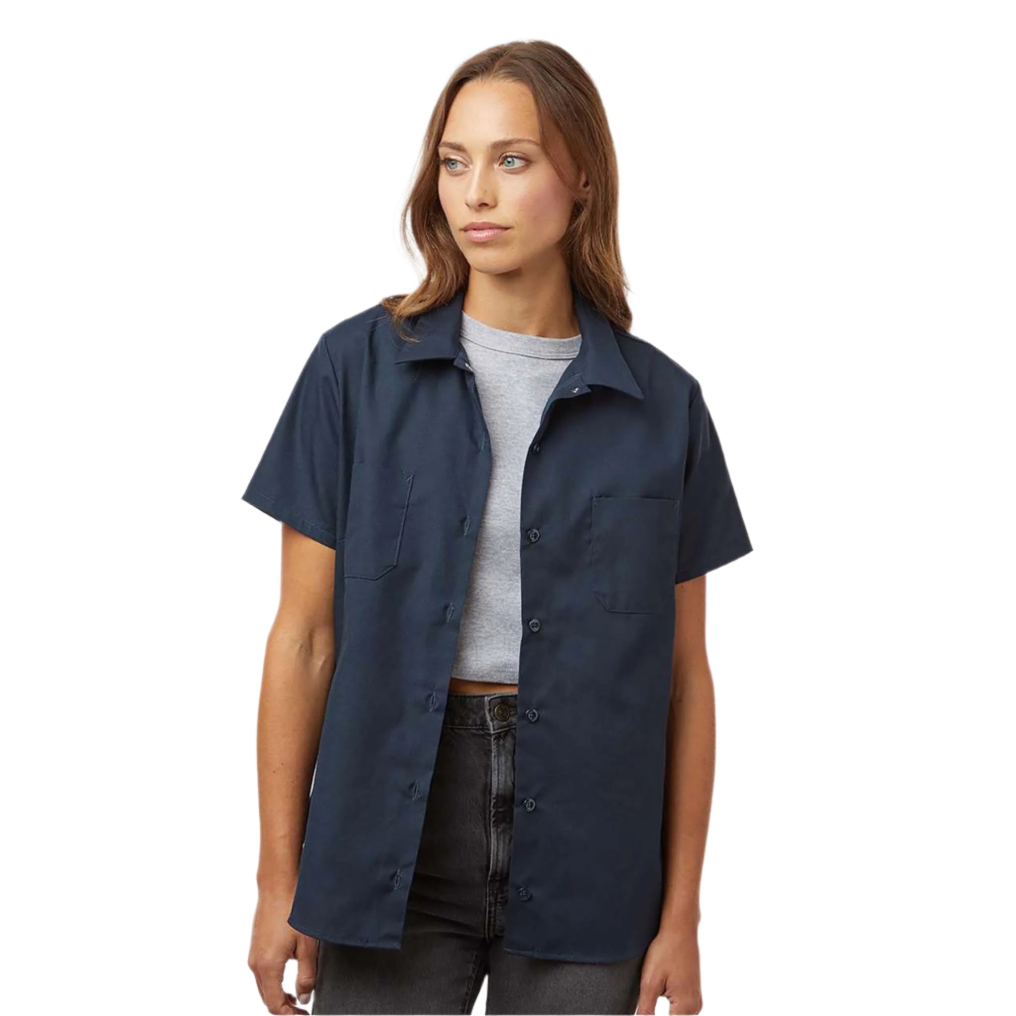 Dickies Womens Industrial Short Sleeve Work Shirt - 5350