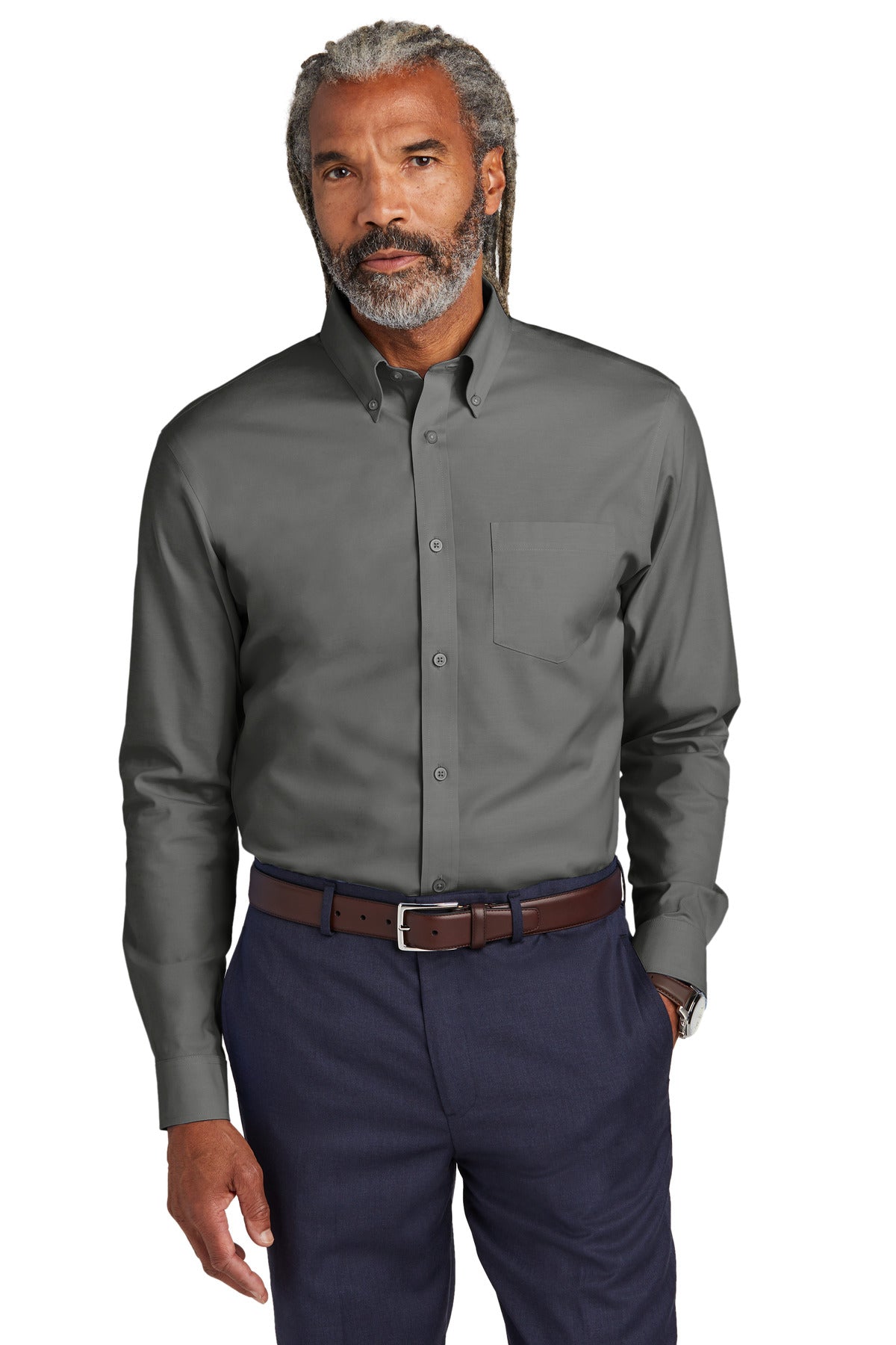 Brooks Brothers Wrinkle Free Stretch Pinpoint Shirt InterChange R - BB18000