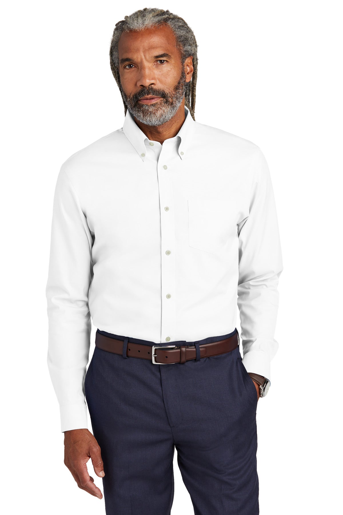 Brooks Brothers Wrinkle Free Stretch Pinpoint Shirt InterChange R - BB18000