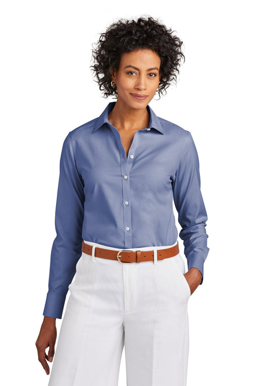 Brooks Brothers Womens Wrinkle Free Stretch Pinpoint Shirt InterChange Express B - BB18001