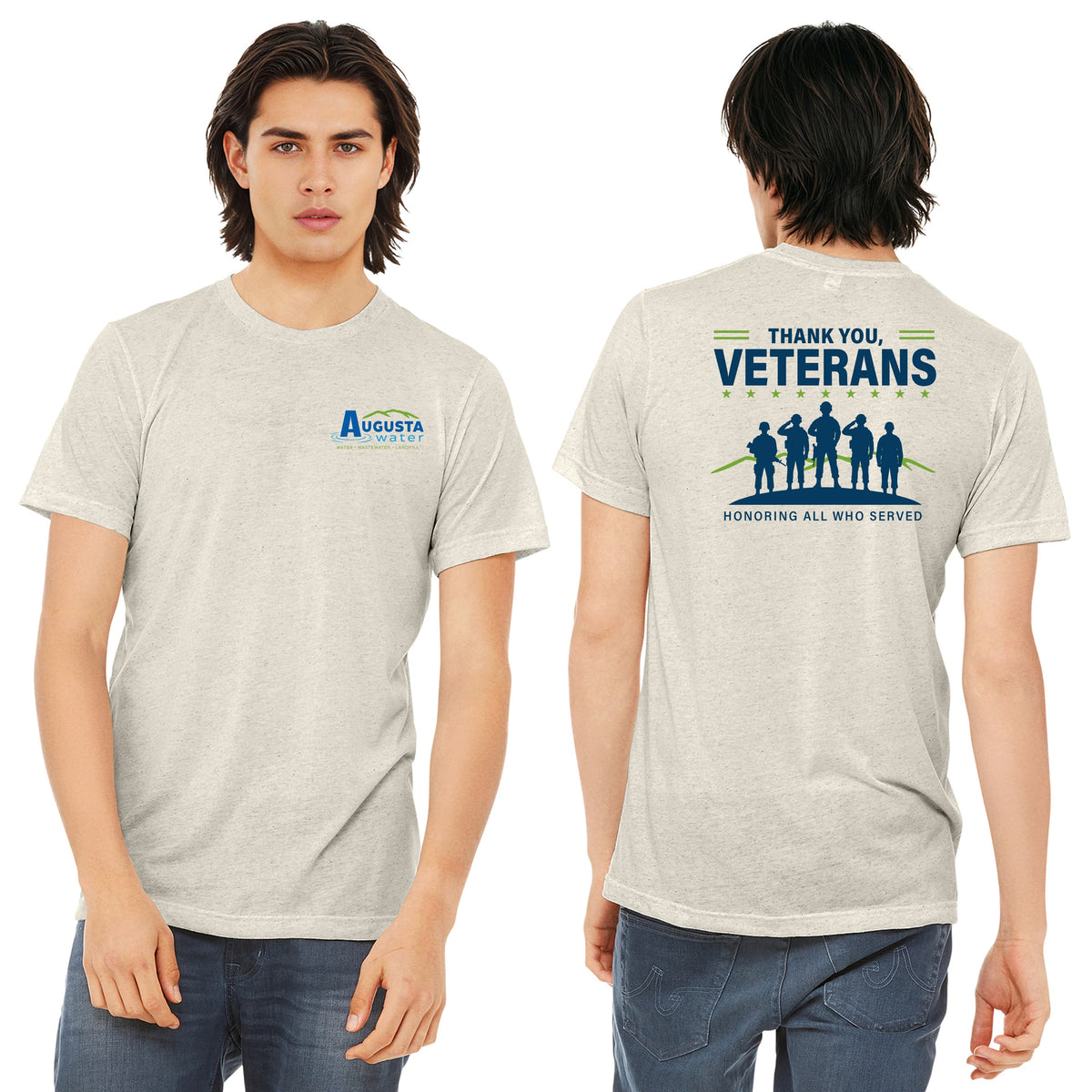 VETERAN'S DAY Triblend Short Sleeve Tee - BC3413