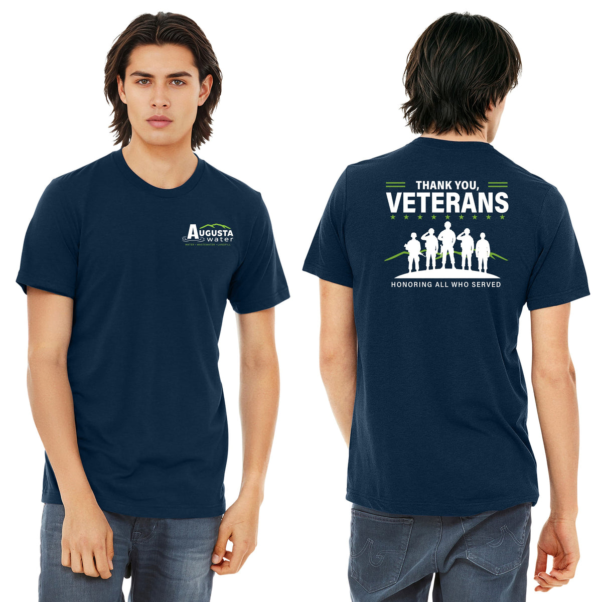 VETERAN'S DAY Triblend Short Sleeve Tee - BC3413