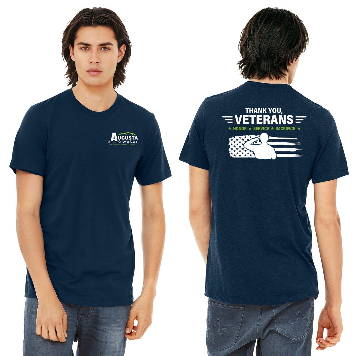 VETERAN'S DAY Triblend Short Sleeve Tee - BC3413