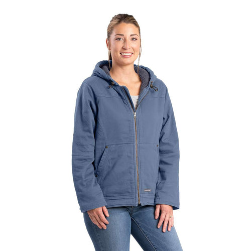 Berne Apparel Women's Sherpa Lined Twill Hooded Jacket - WHJ48