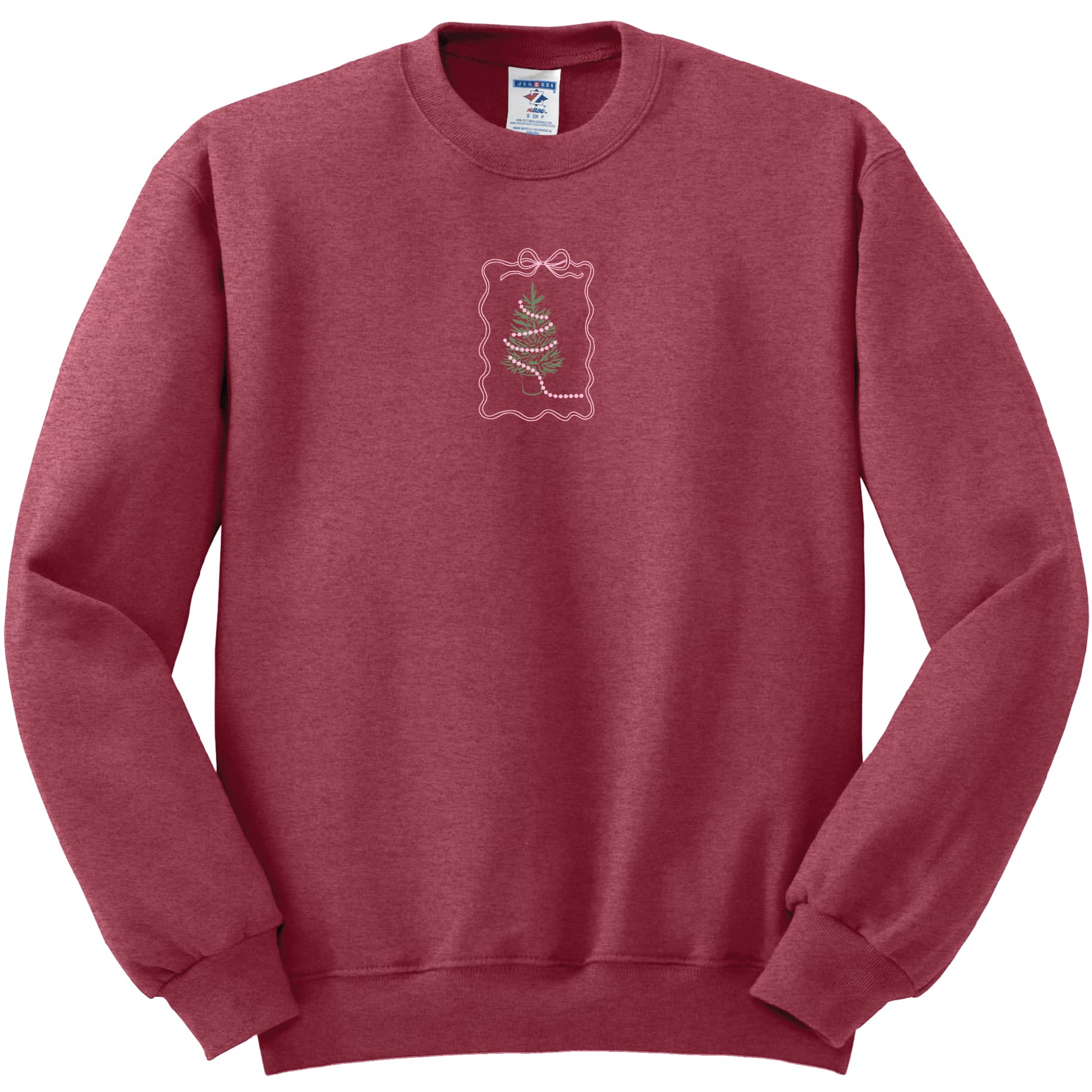 BOWS AND HOLLY Adult Jerzees NuBlend Crewneck Sweatshirt - 562M