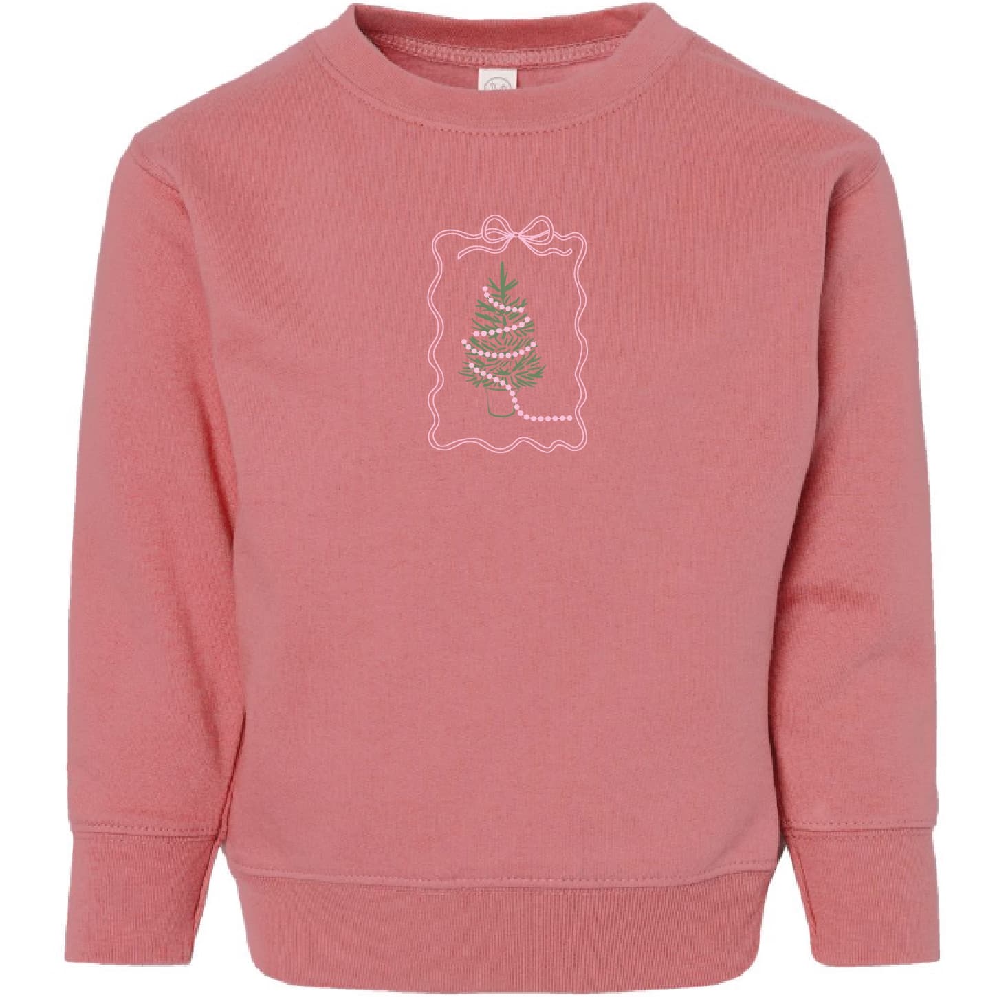 BOWS AND HOLLY Toddler Fleece Crewneck Sweatshirt - 3317