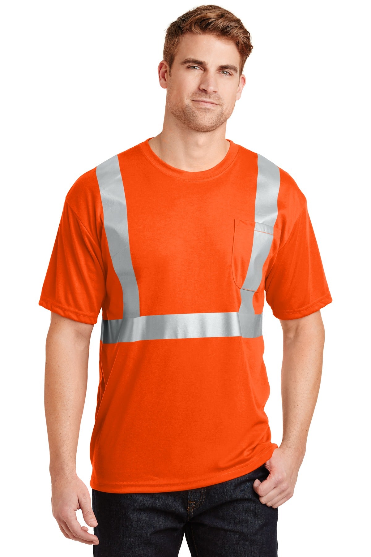 CornerStone ANSI 107 Class 2 Safety TShirt InterChange B - CS401