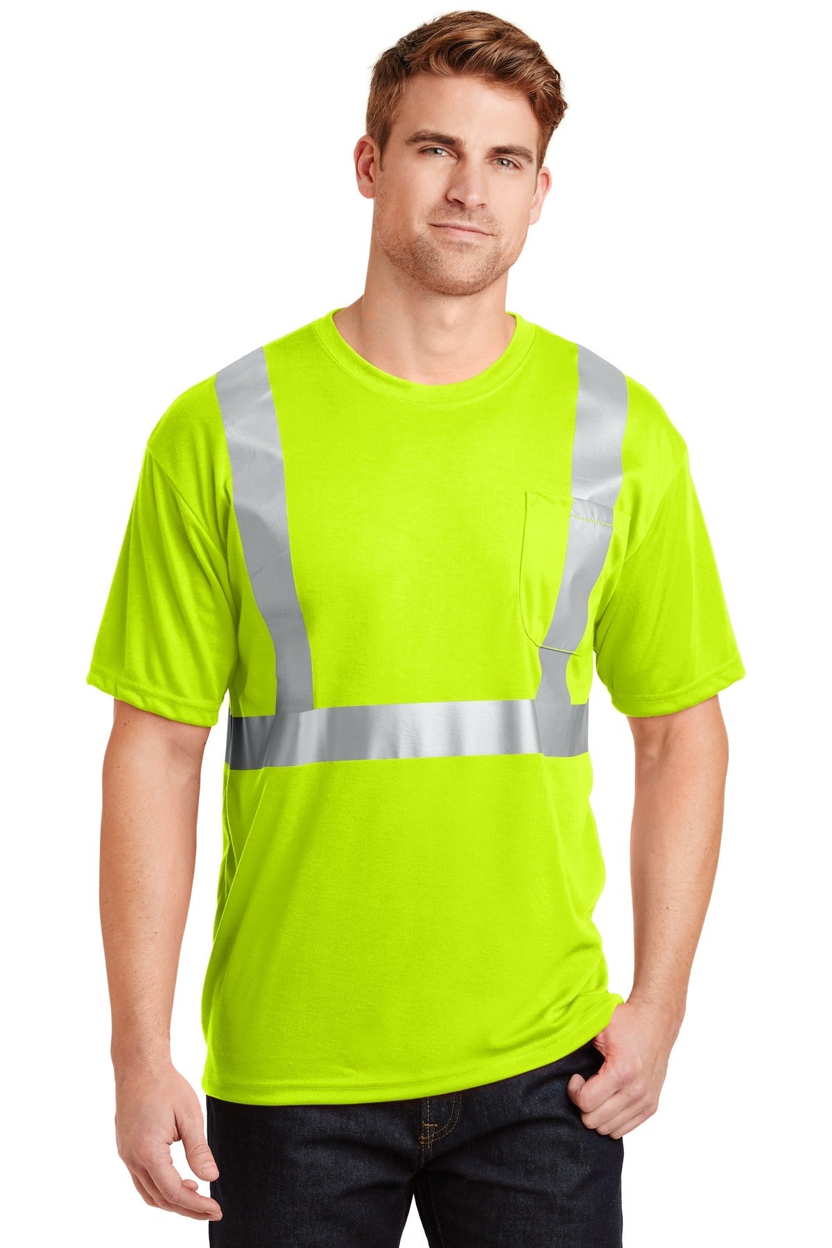 CornerStone ANSI 107 Class 2 Safety TShirt InterChange R - CS401