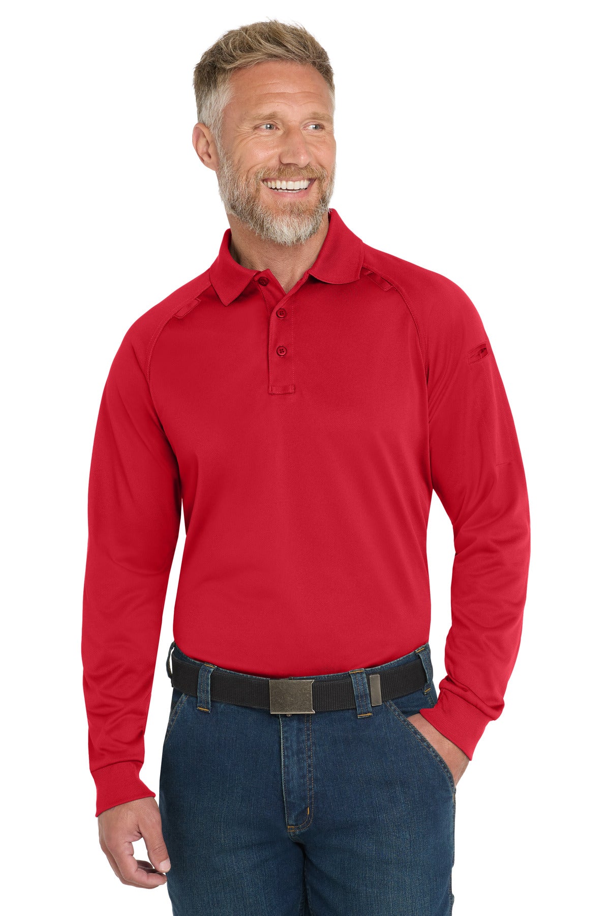 CornerStone Select Long Sleeve Snag Proof Tactical Polo InterChange B - CS410LS