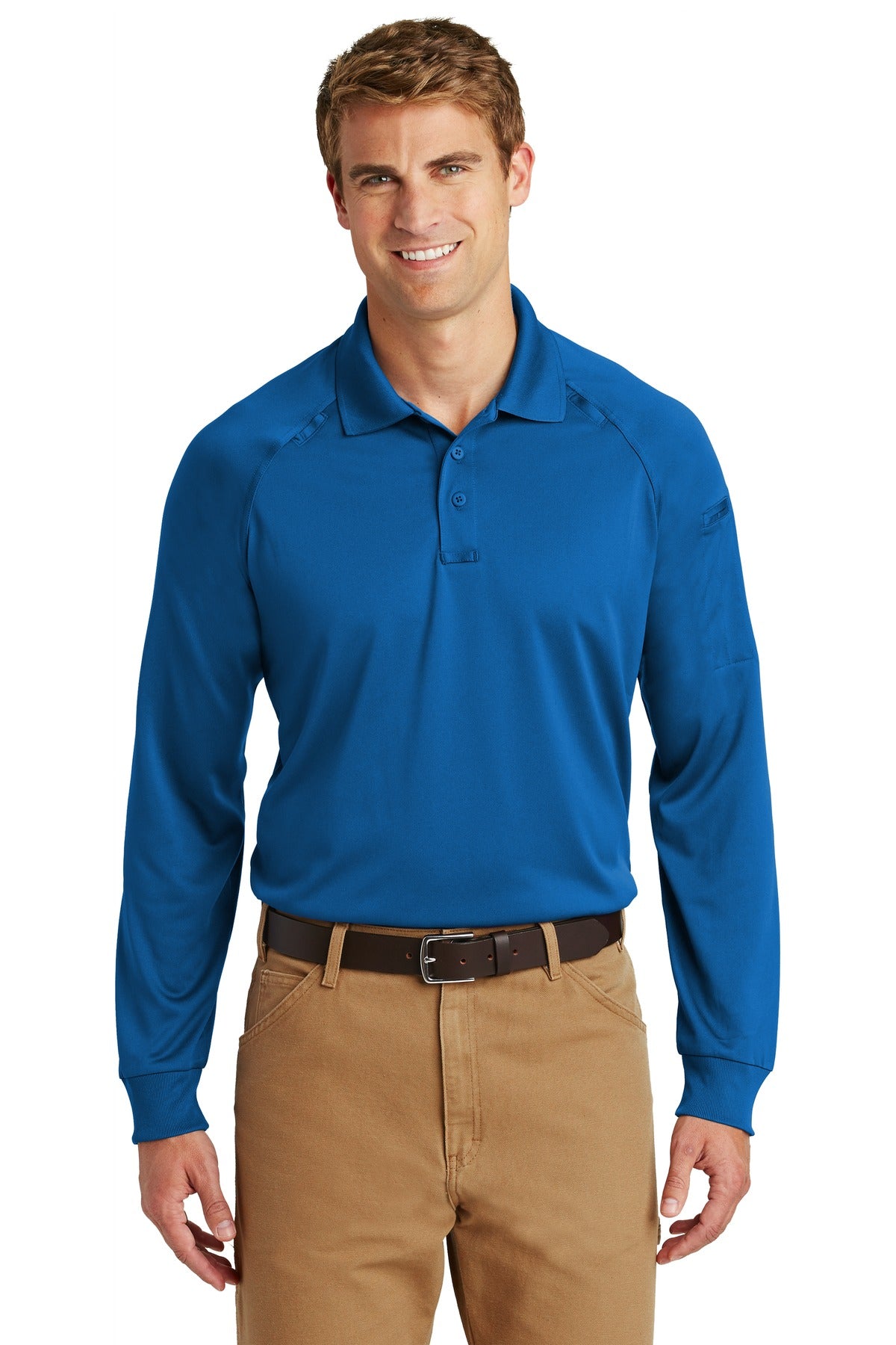 CornerStone Select Long Sleeve Snag Proof Tactical Polo InterChange B - CS410LS