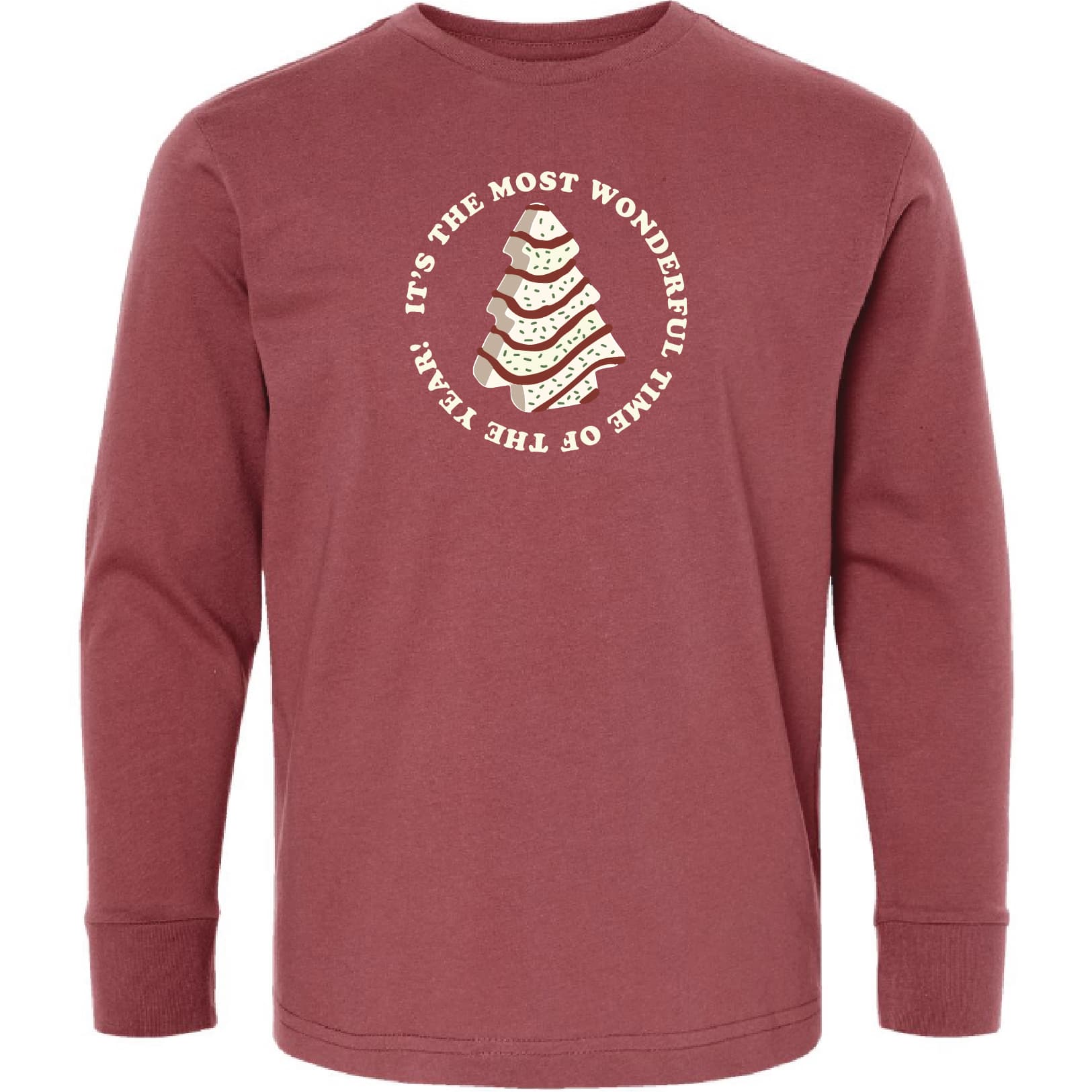 CHRISTMAS CAKE Toddler Fine Jersey Long Sleeve Tee - 3302