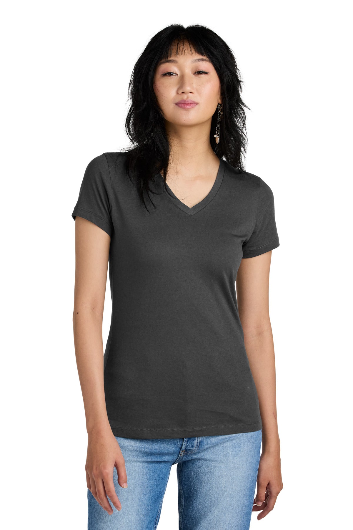 District Womens Perfect Weight VNeck Tee InterChange RW - DM1170L