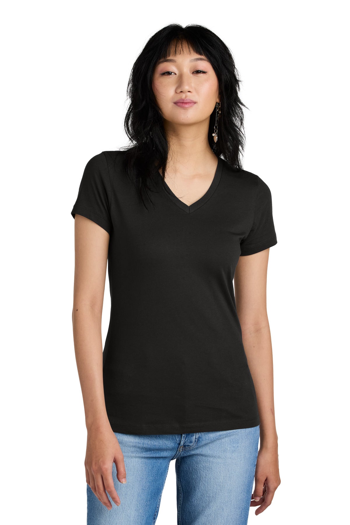 District Womens Perfect Weight VNeck Tee InterChange Express R - DM1170L