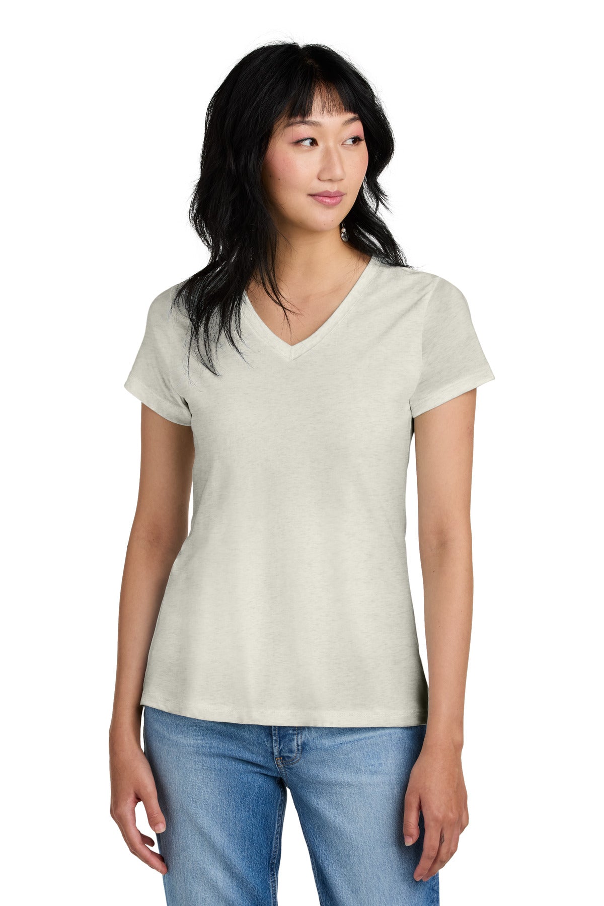 District Womens Perfect Weight VNeck Tee InterChange B - DM1170L