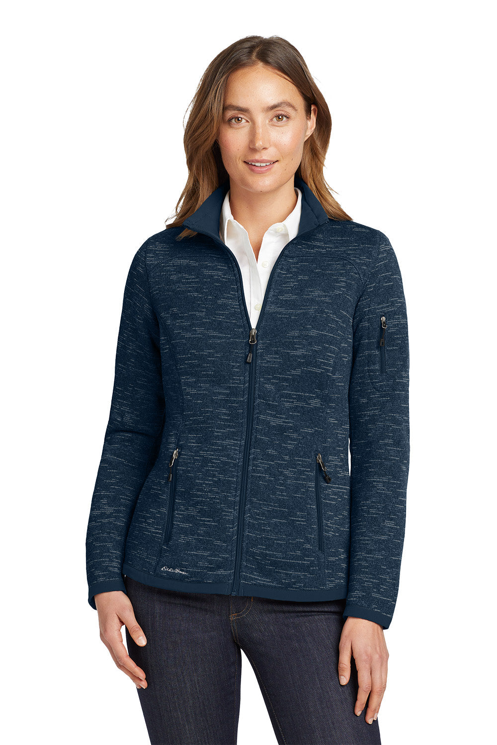 Eddie Bauer Womens Sweater Fleece Full Zip InterChange Express R - EB251