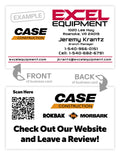 Excel Equipment Business Card