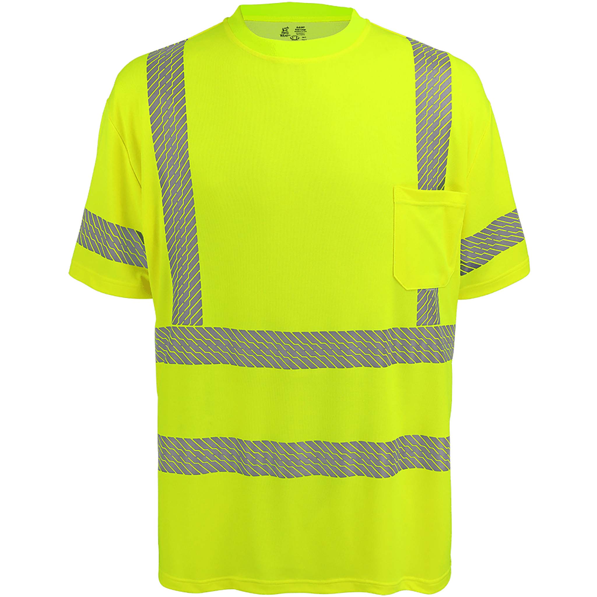 FrogWear HV Premium Self Wicking Bamboo Polyester Short Sleeved Shirt - GLO217