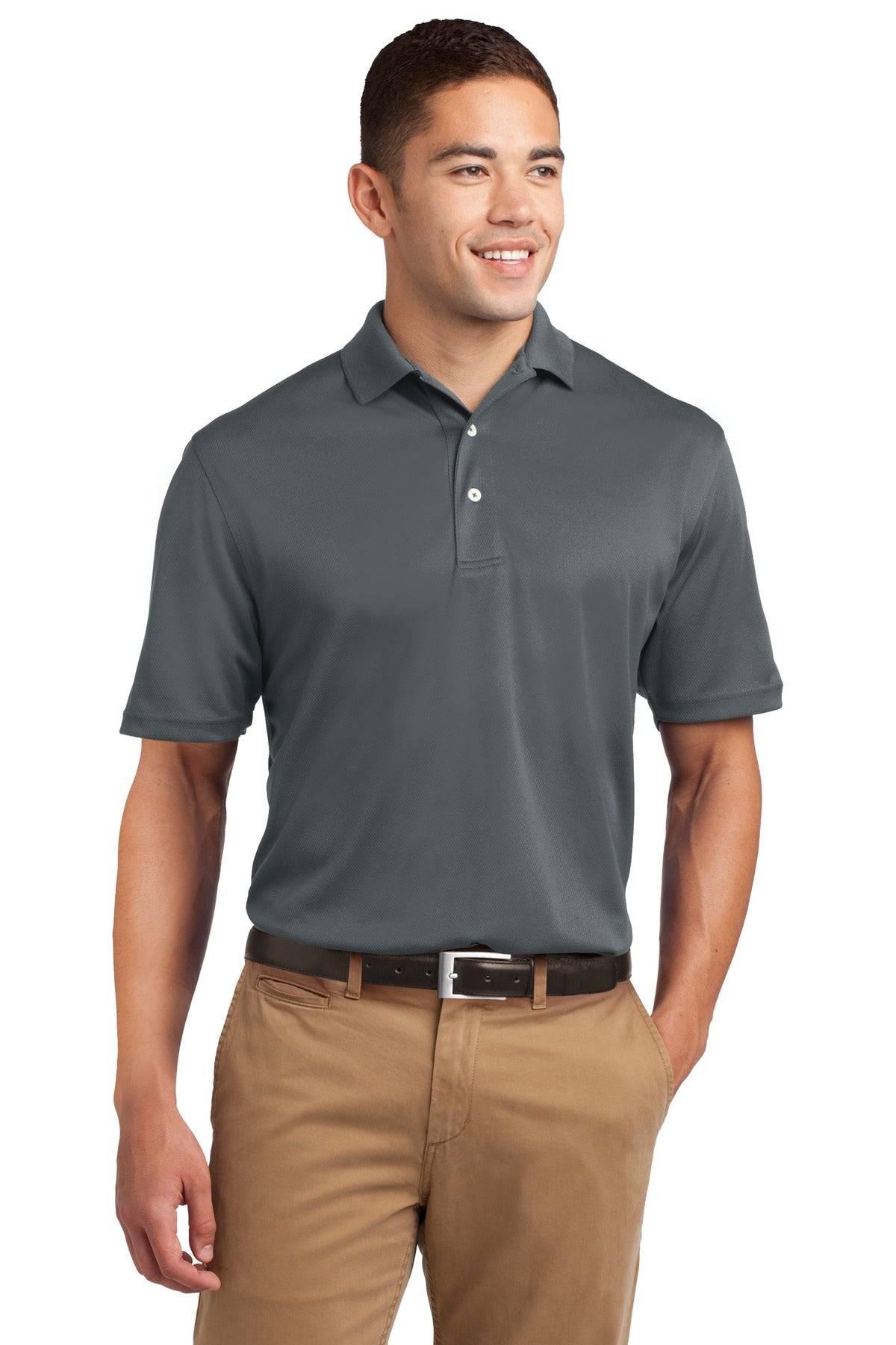 Sport Tek Dri Mesh Polo InterChange B - K469