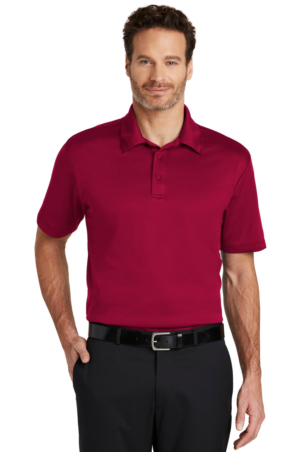 Port Authority Silk Touch Performance Polo InterChange Icon RW - K540