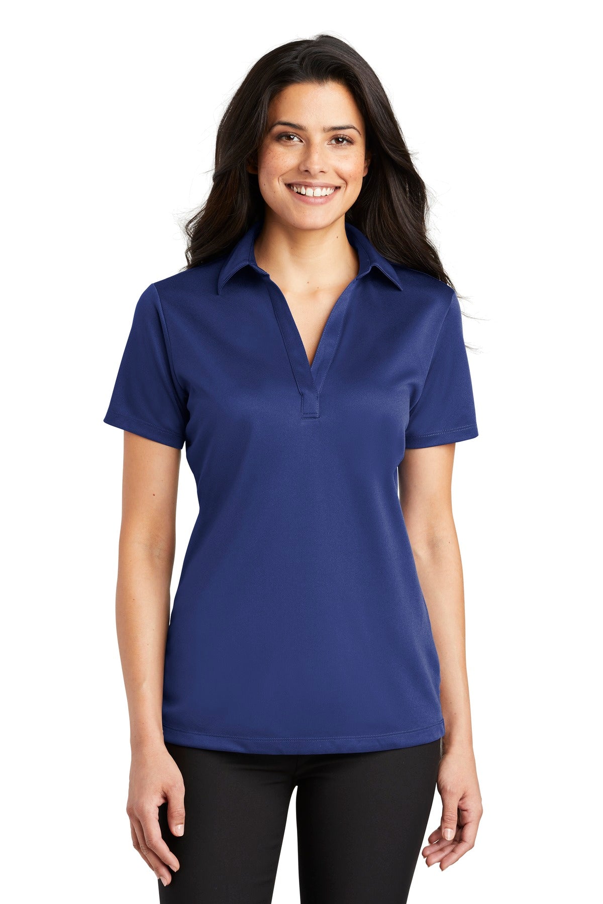 Port Authority Womens Silk Touch Performance Polo InterChange B - L540
