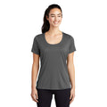 Sport Tek Womens PosiUV Pro Scoop Neck Tshirt - LST420