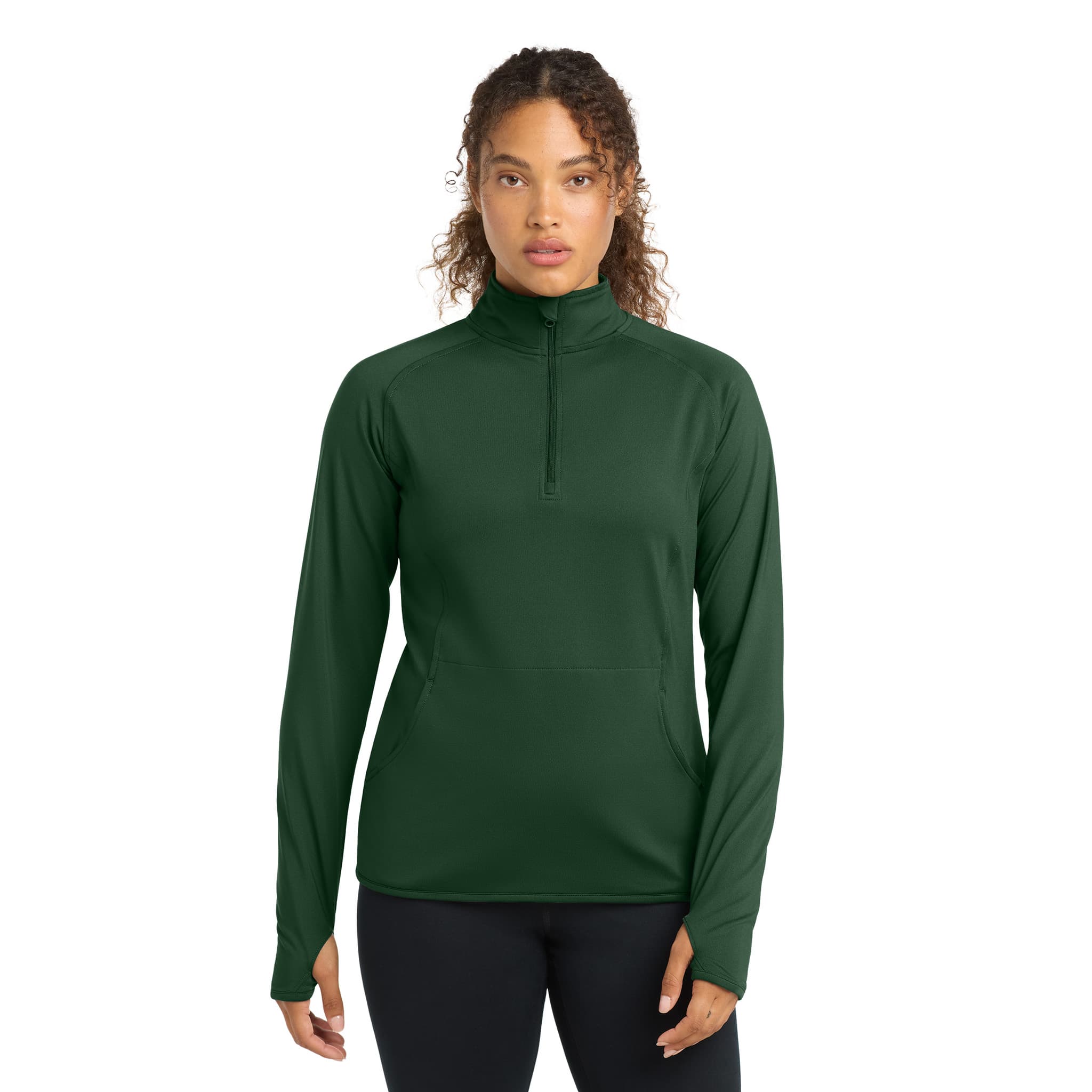 Sport Tek Womens Sport Wick Stretch Quarter Zip Pullover - LST850
