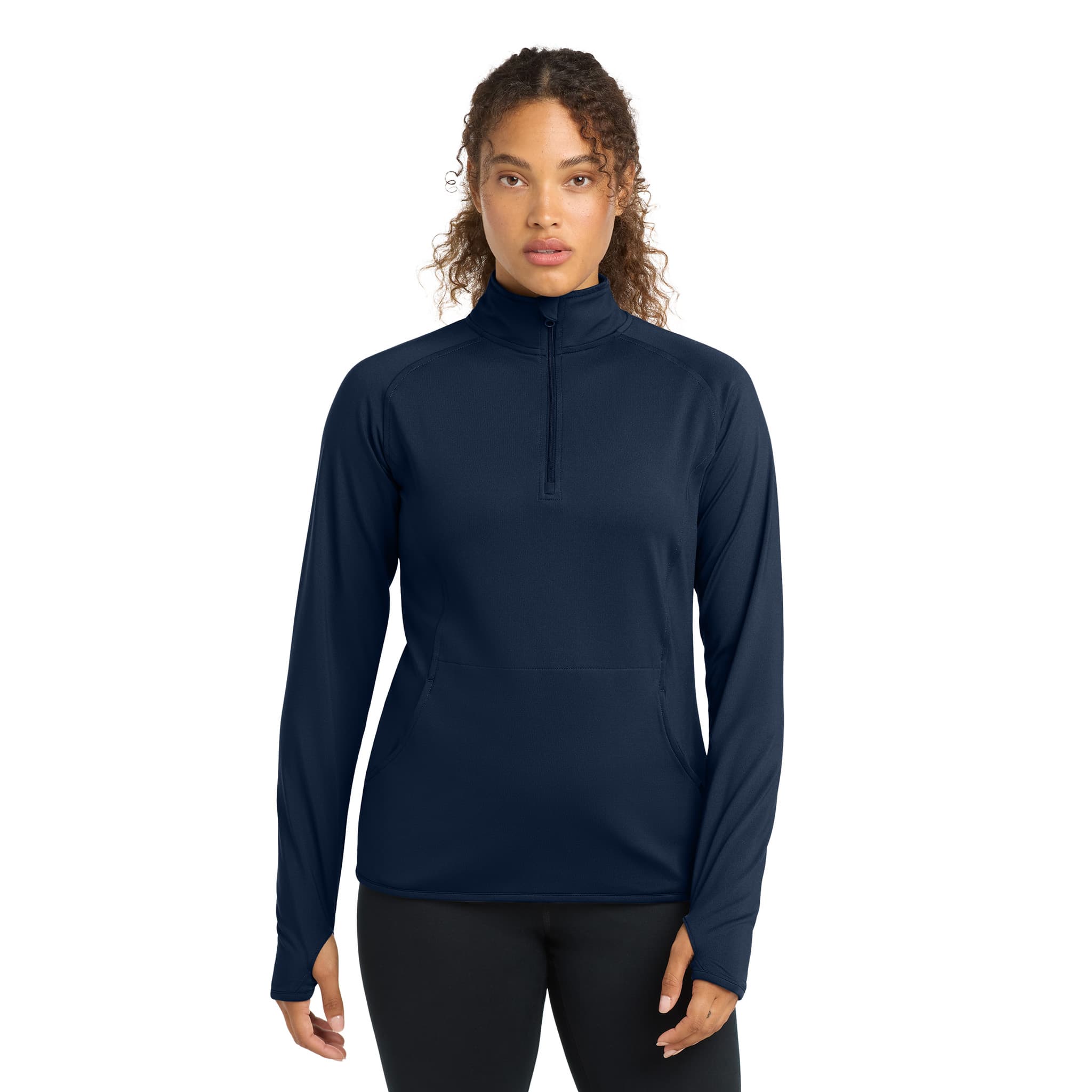 Sport Tek Womens Sport Wick Stretch Quarter Zip Pullover - LST850
