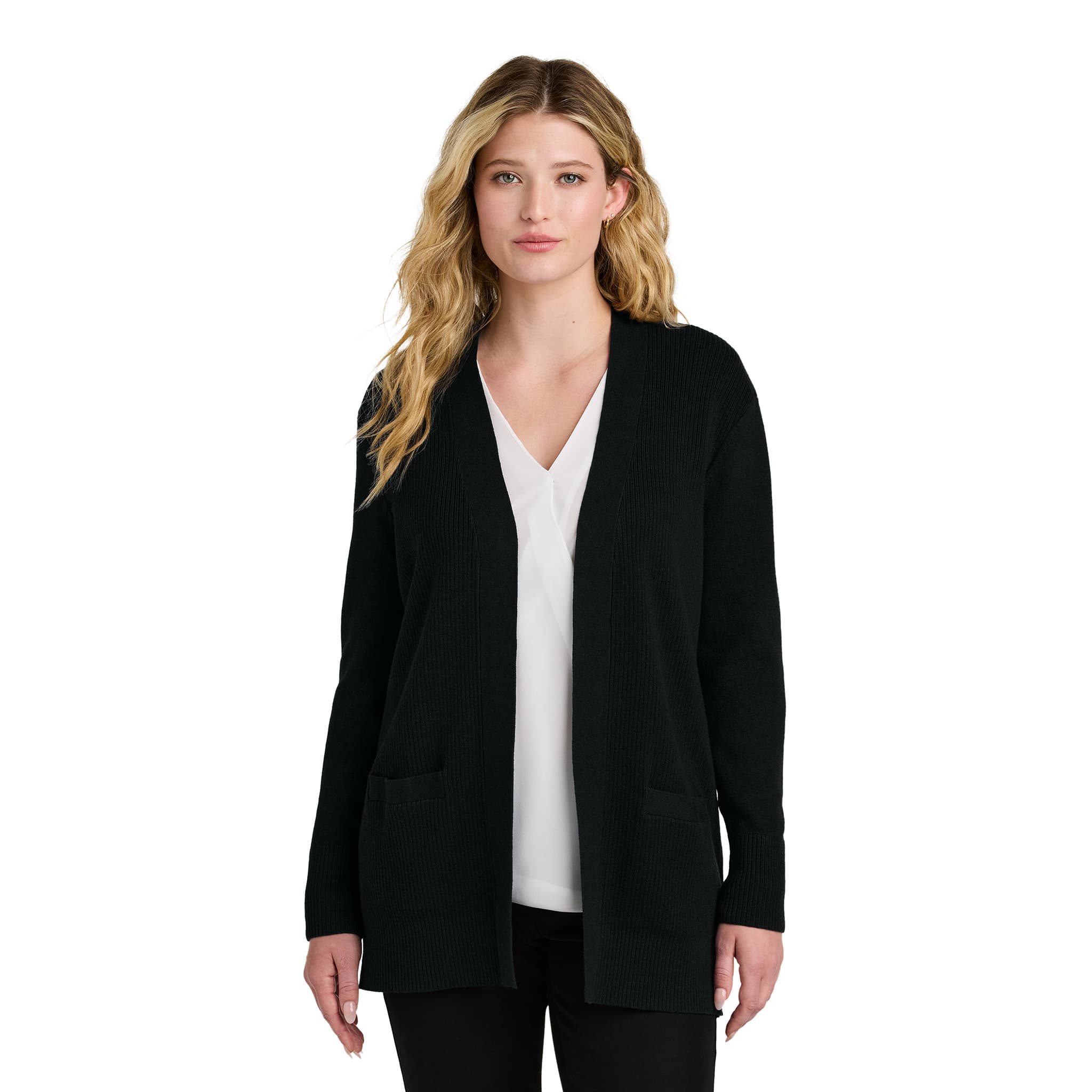 Port Authority Womens Easy Care Open Front Cardigan Sweater - LSW2890