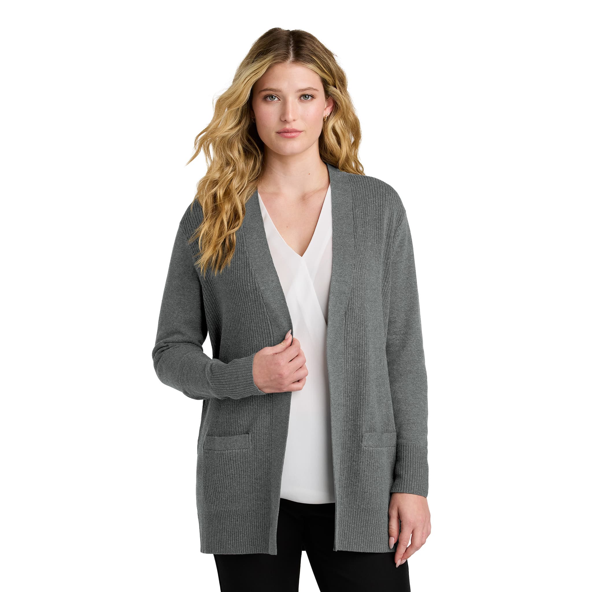 Port Authority Womens Easy Care Open Front Cardigan Sweater - LSW2890