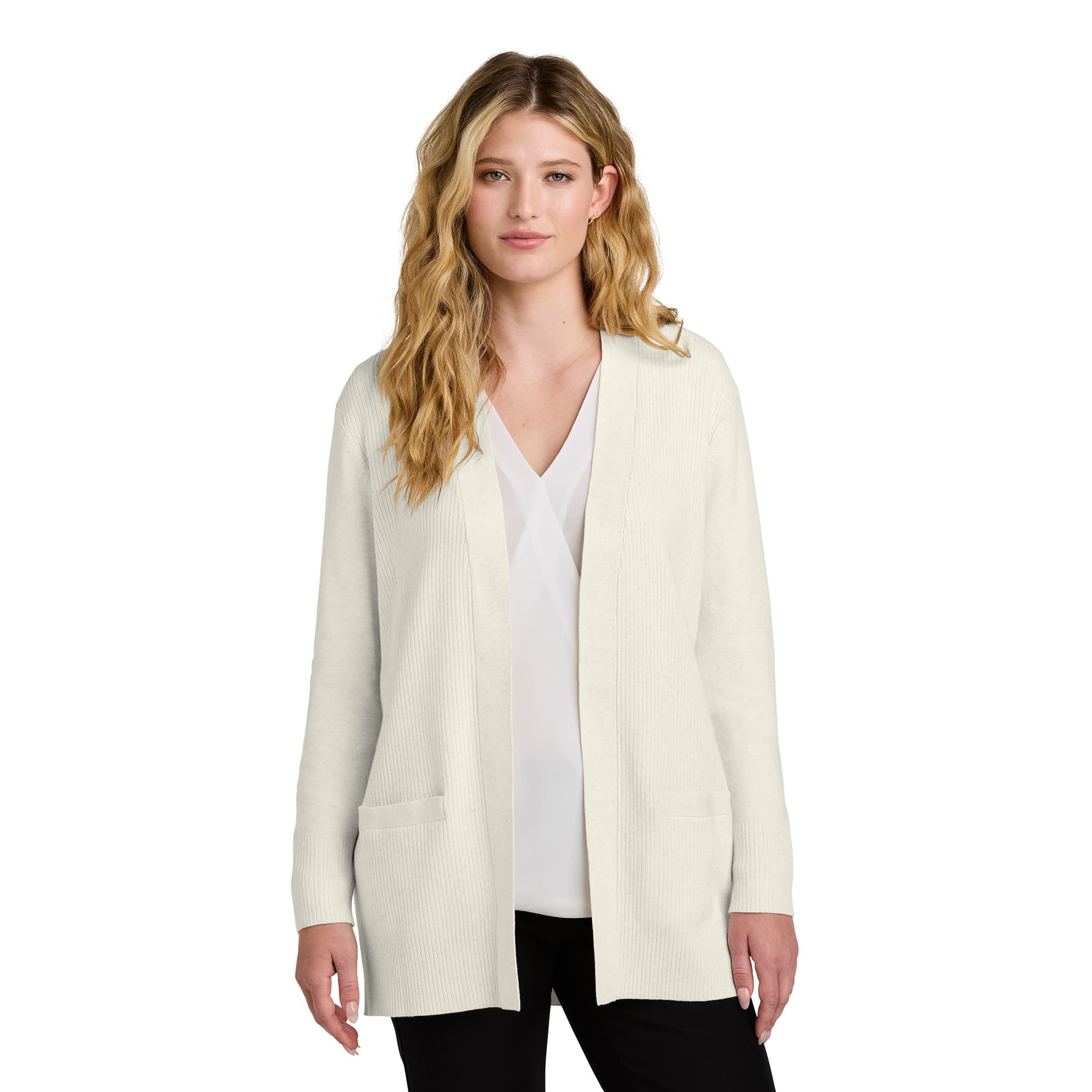 Port Authority Womens Easy Care Open Front Cardigan Sweater - LSW2890