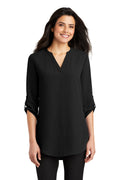 Port Authority Womens Three Quarter Sleeve Tunic Blouse RiverRun - LW701