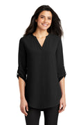 Port Authority Womens Three Quarter Sleeve Tunic Blouse InterChange Icon RW - LW701