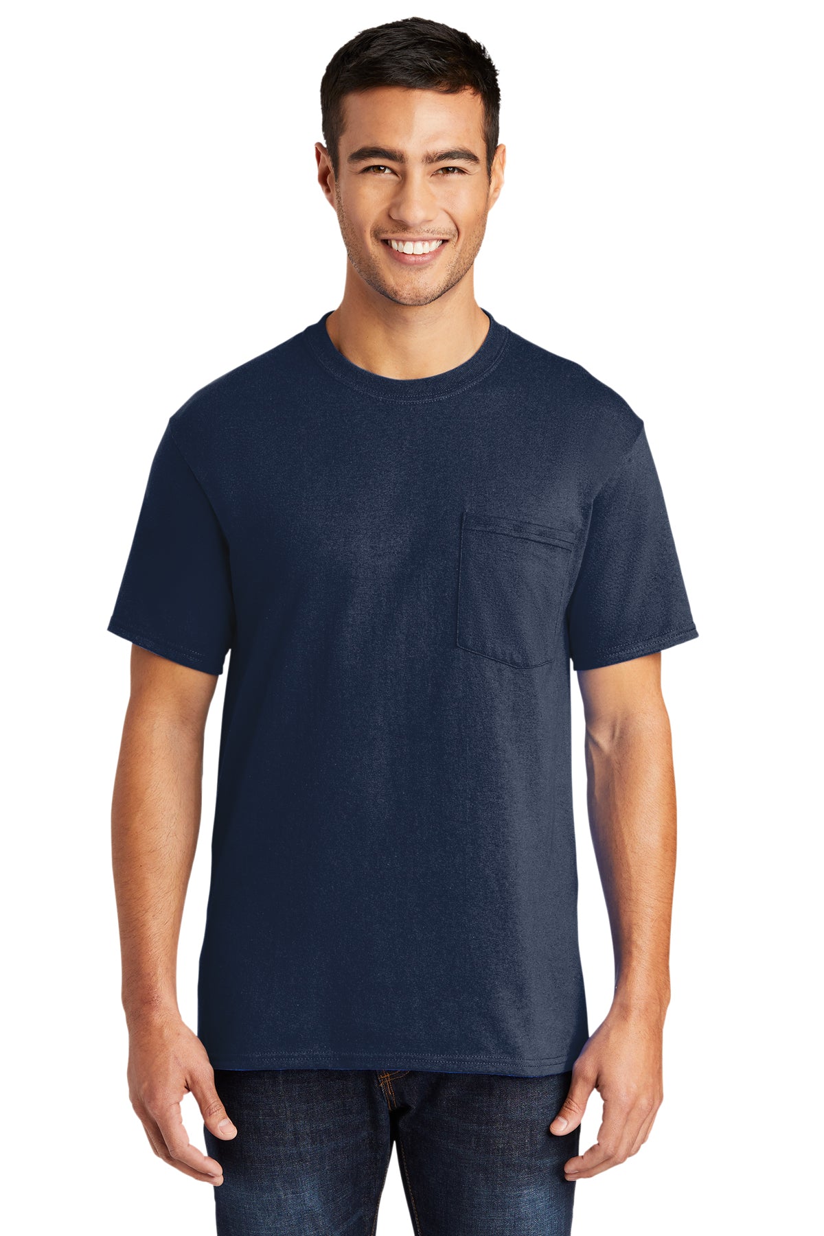 Port & Company TALL Core Blend Pocket Tshirt - PC55PT