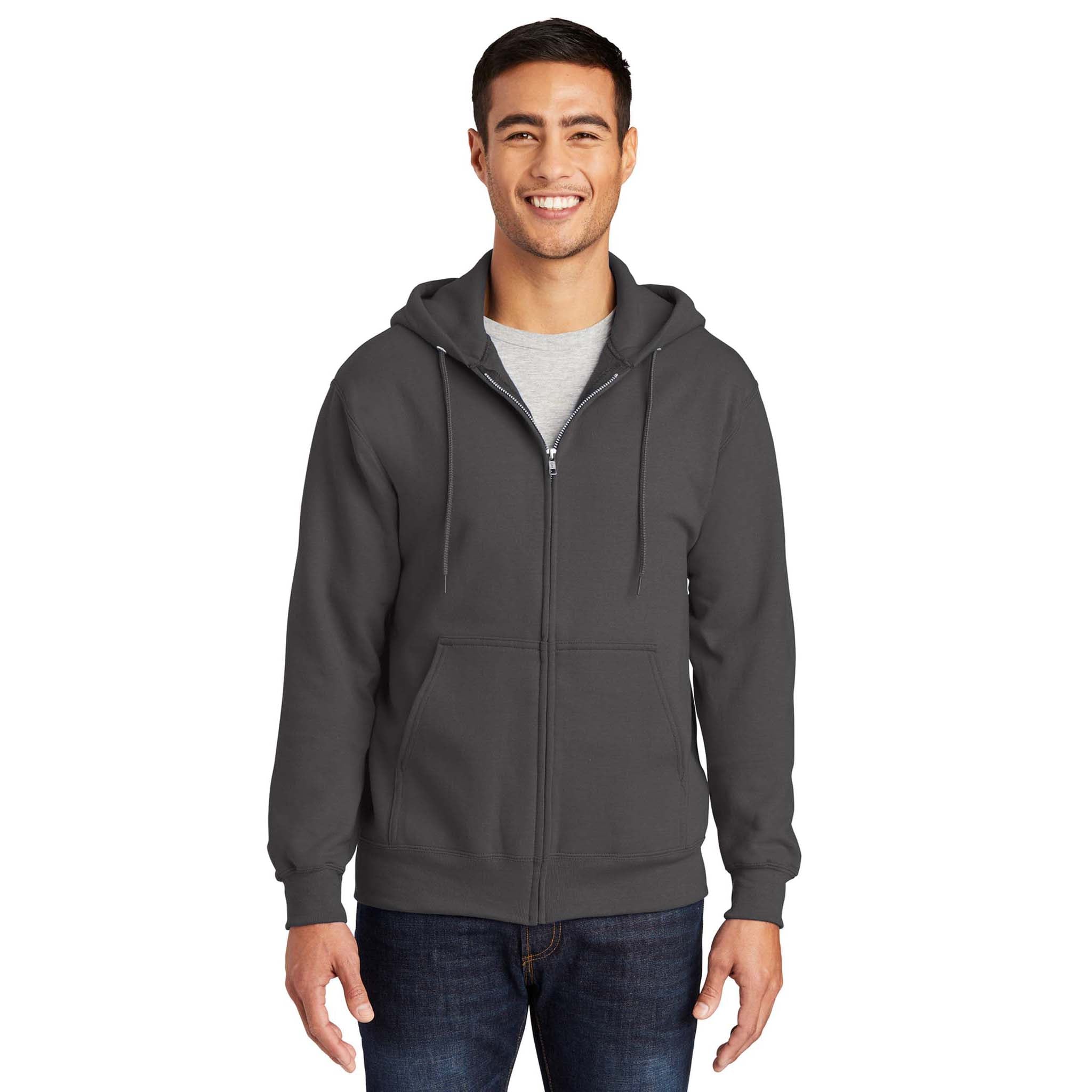 Essential Fleece Full Zip Hooded Sweatshirt - PC90ZH