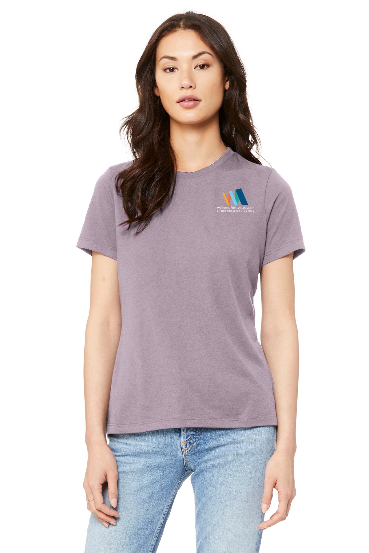 BELLA CANVAS Womens Relaxed Jersey Short Sleeve Tee Women's Field Association of Northwestern Mutual - BC6400