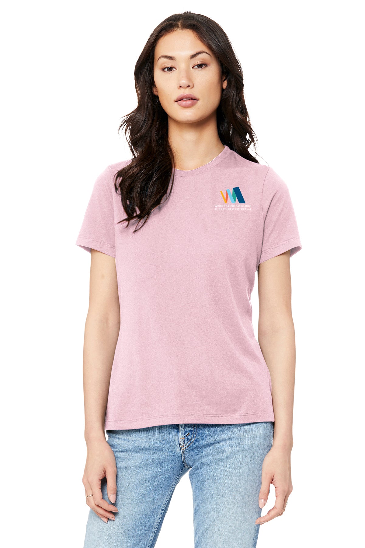 BELLA CANVAS Womens Relaxed Jersey Short Sleeve Tee Women's Field Association of Northwestern Mutual - BC6400