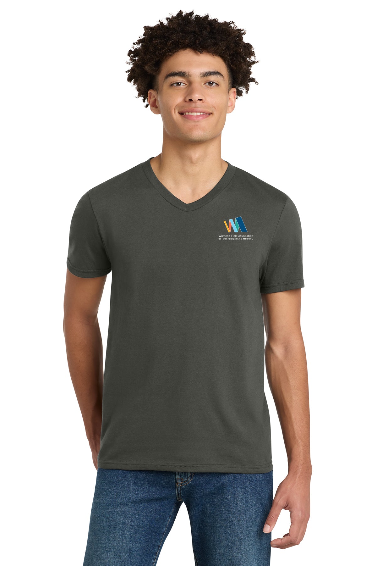 District Very Important Tee Vneck Women's Field Association of Northwestern Mutual - DT6500